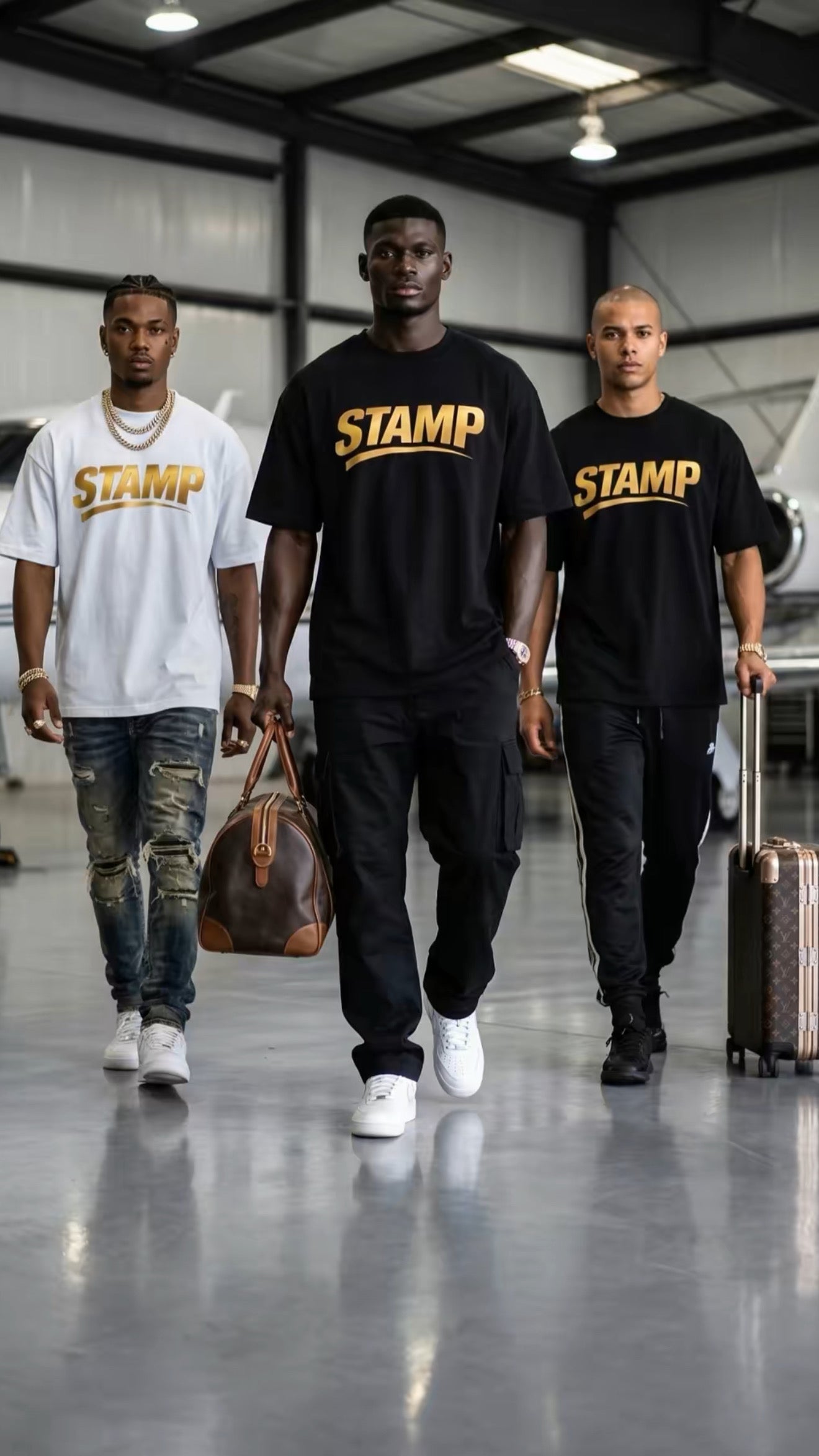 STAMP Signature Tee- Black