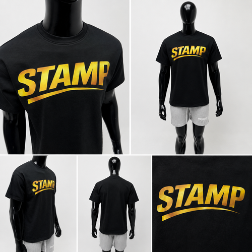 STAMP Signature Tee- Black