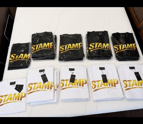 STAMP Signature Tee- Black